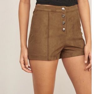 NEW Abercrombie Faux Suede Shorts Size 2